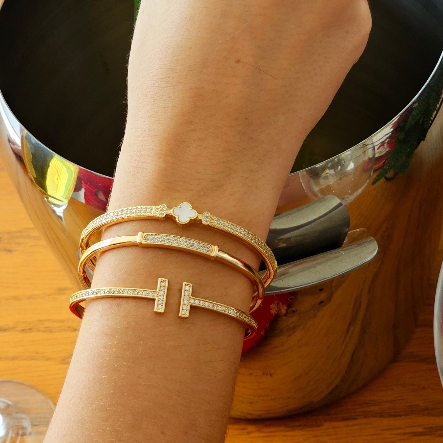 Luxe Clover - Bangle