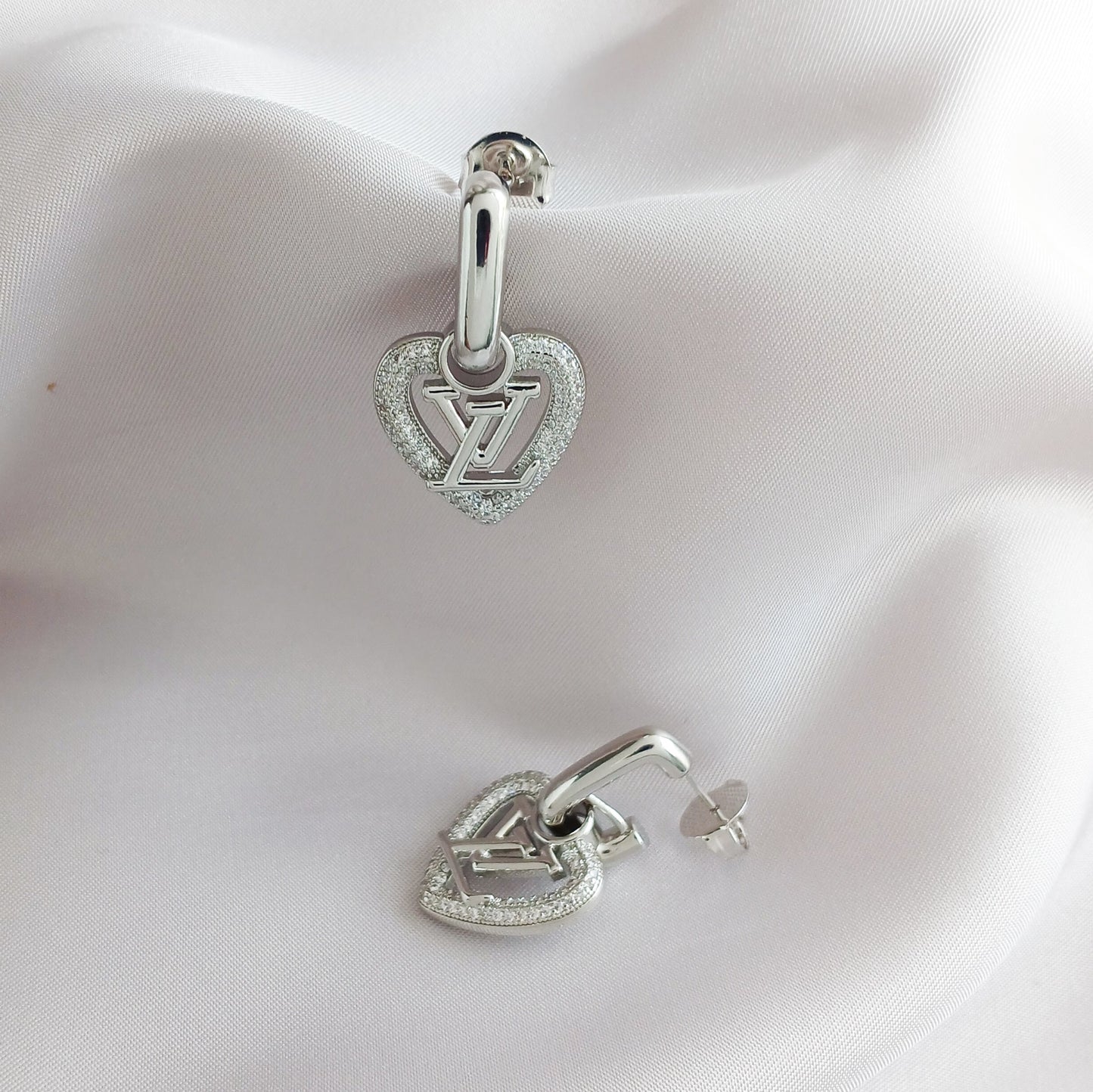 Luxe Heart - Earrings