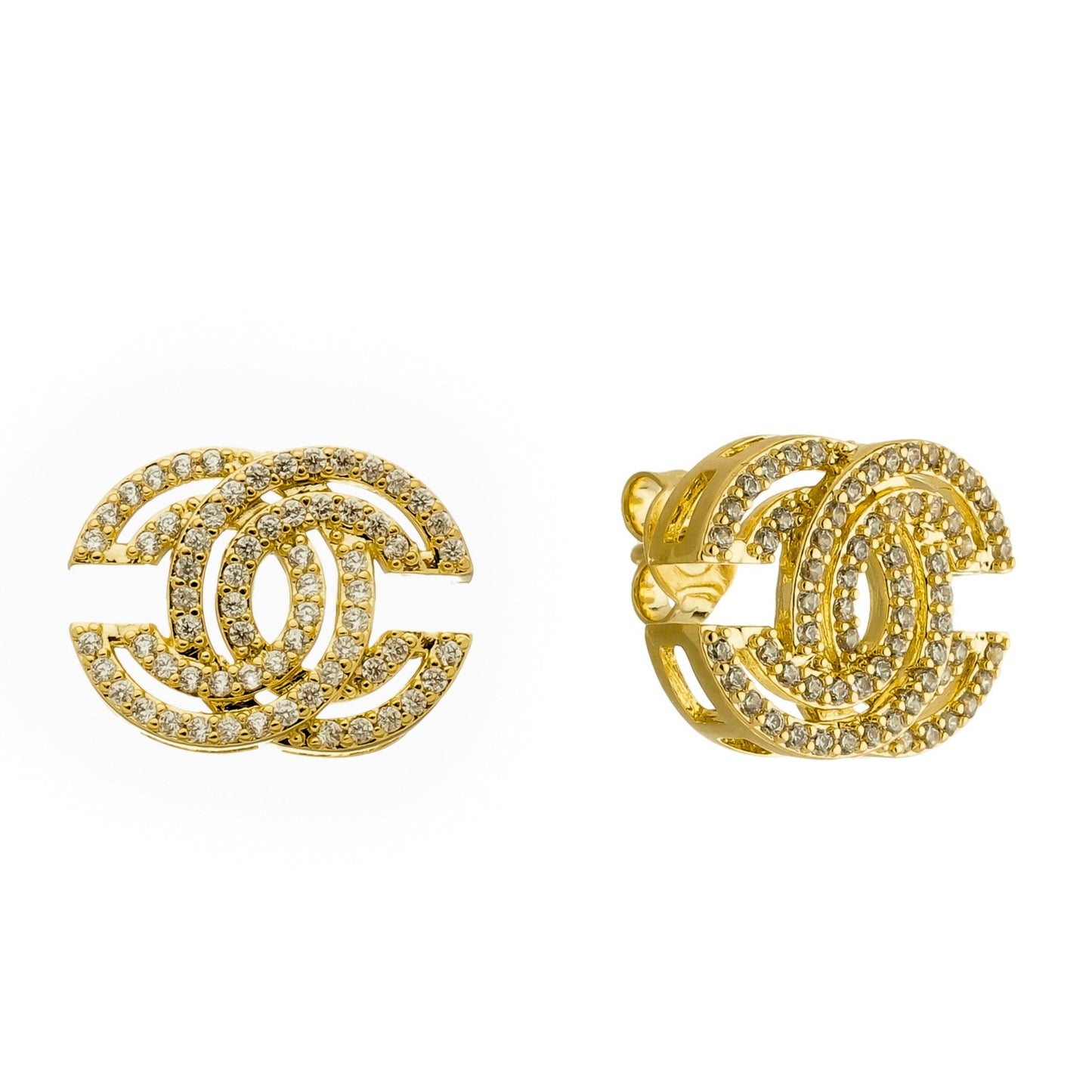 Crystal Luxe Studs - Earrings