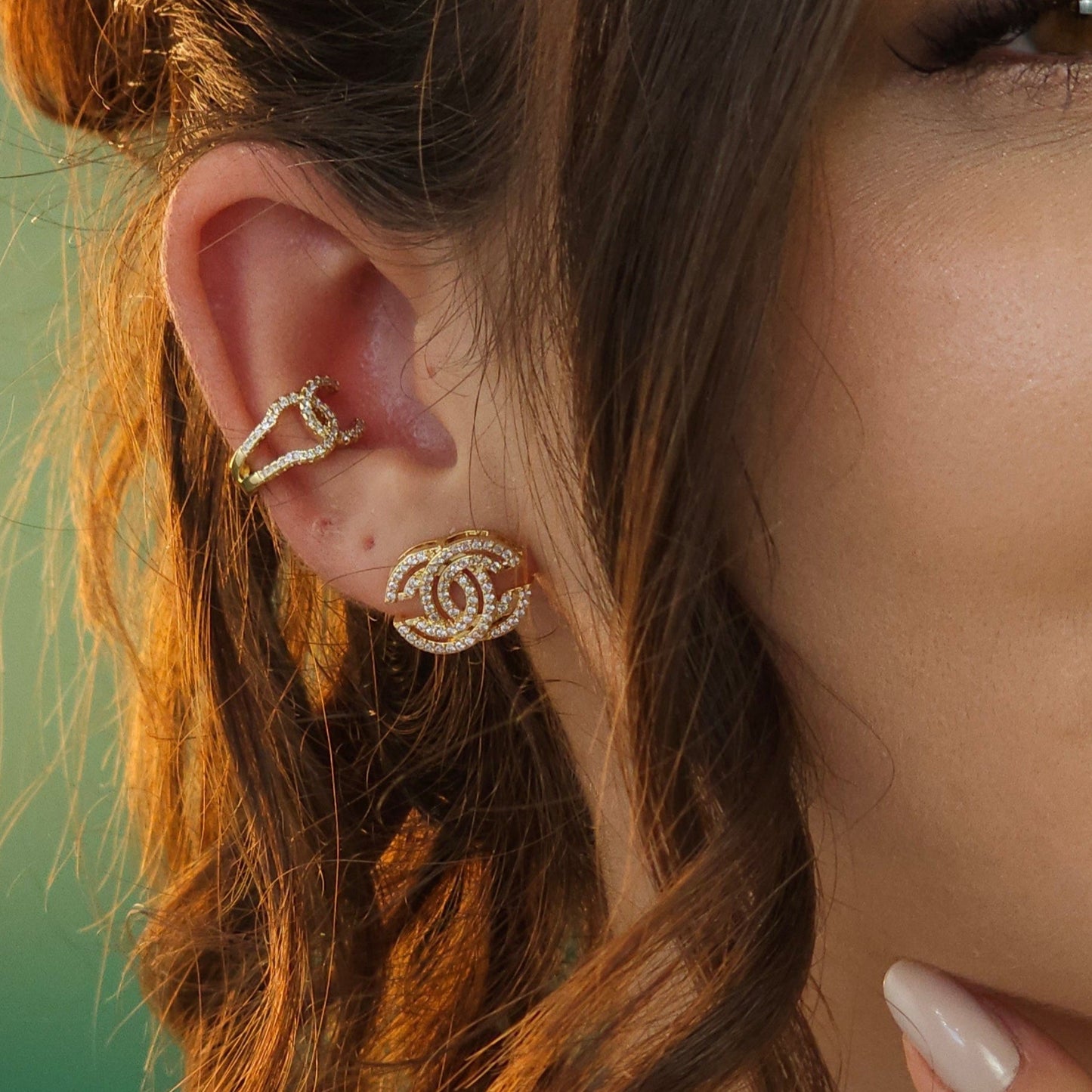 Crystal Luxe Studs - Earrings