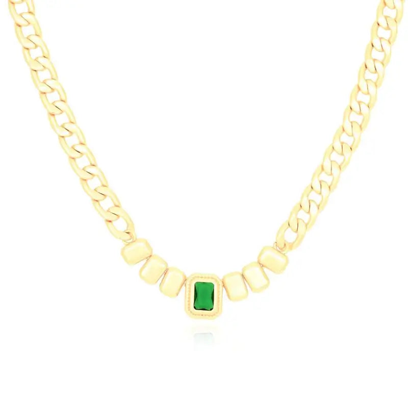 Emerald Radiance / CONJUNTO - Gargantilha e Brincos