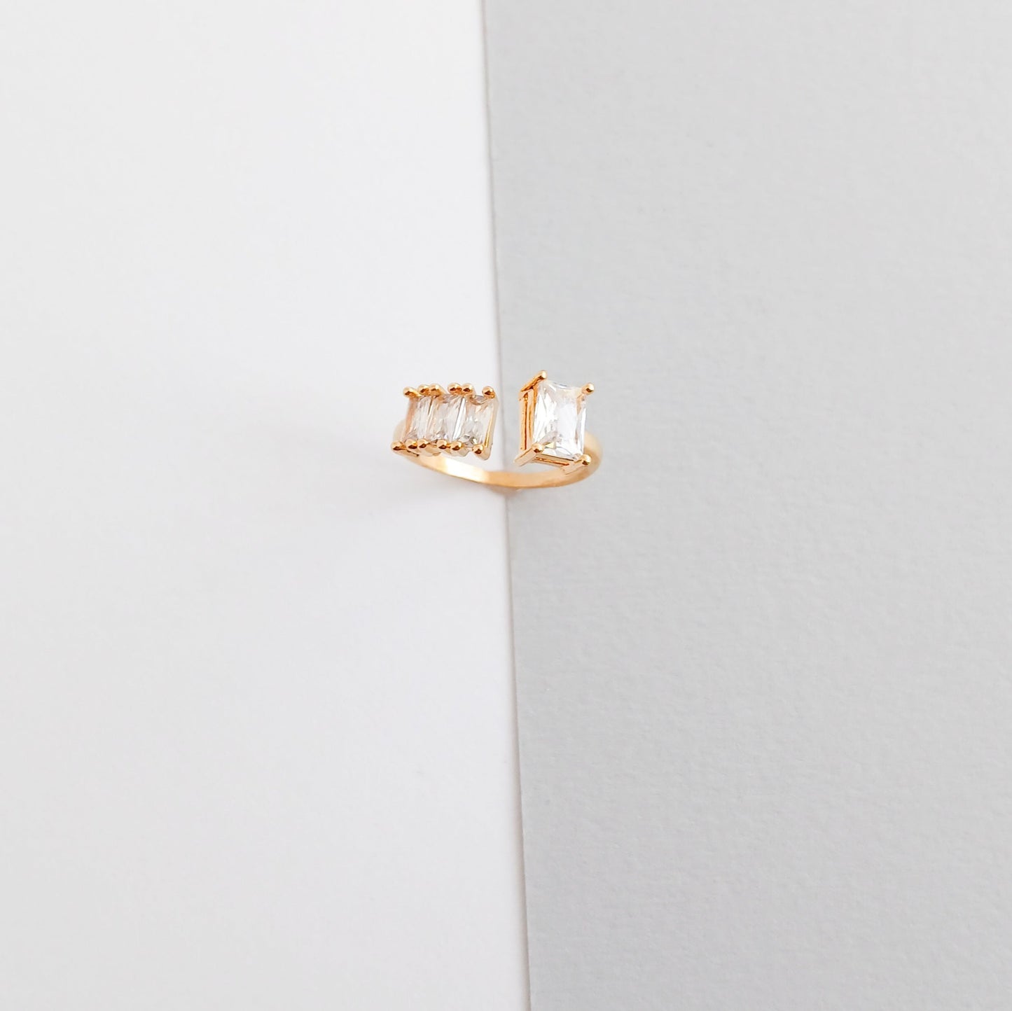 Glam Baguette Duo - Ring