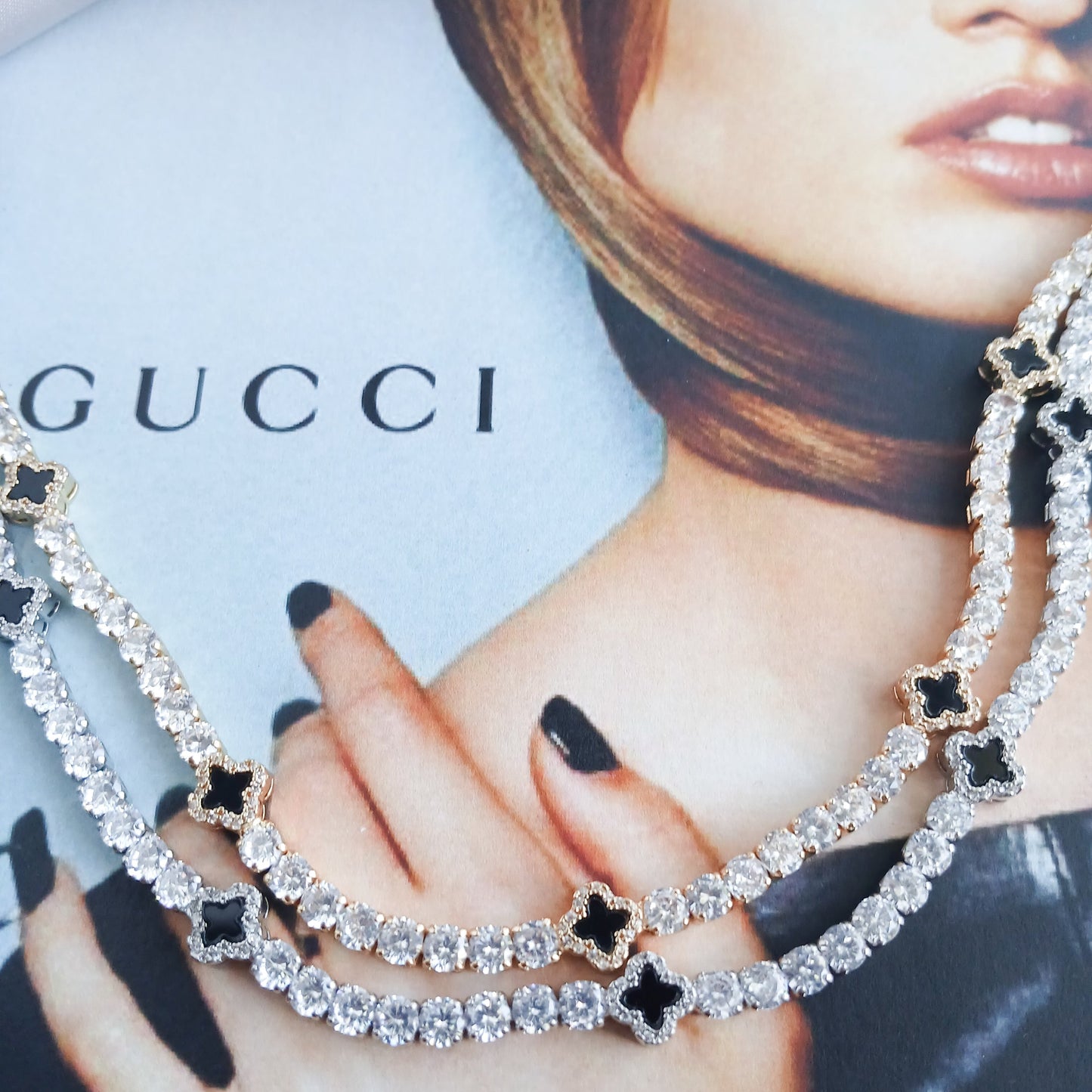Luxe Clover Riviera - Necklace