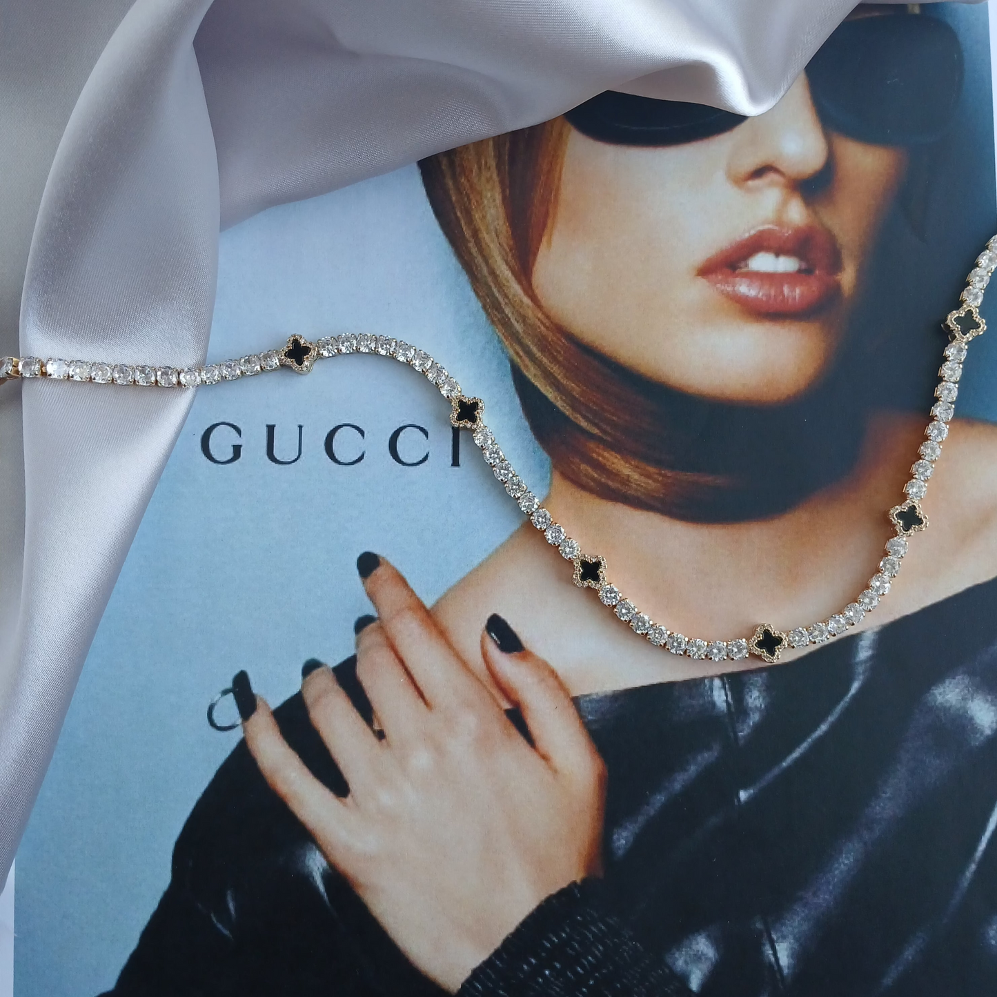 Luxe Clover Riviera - Necklace