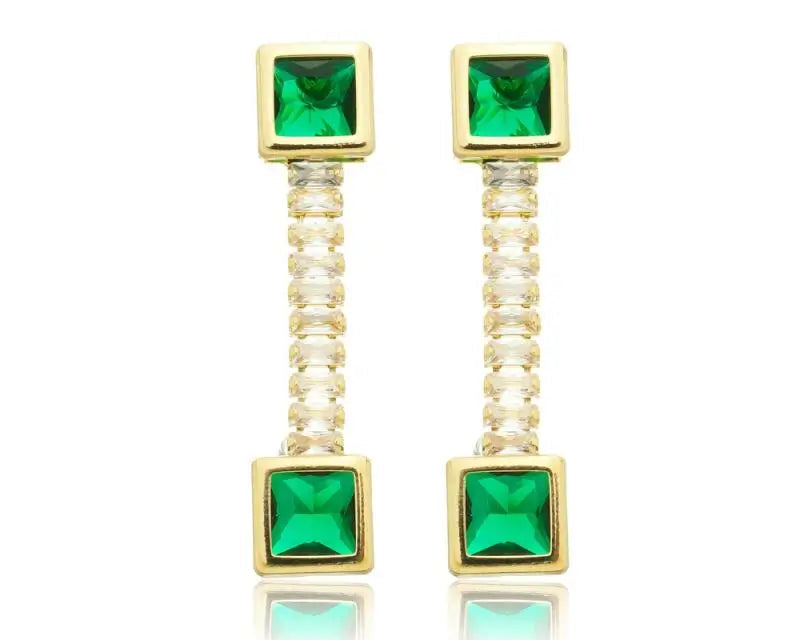 Emerald Radiance / CONJUNTO - Gargantilha e Brincos
